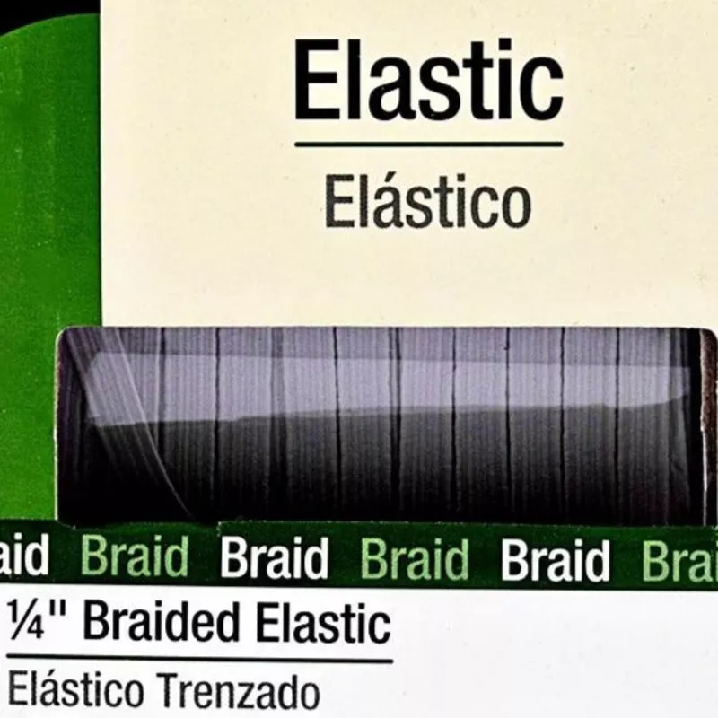 1/4″ Braided Elastic White by Moda Designs