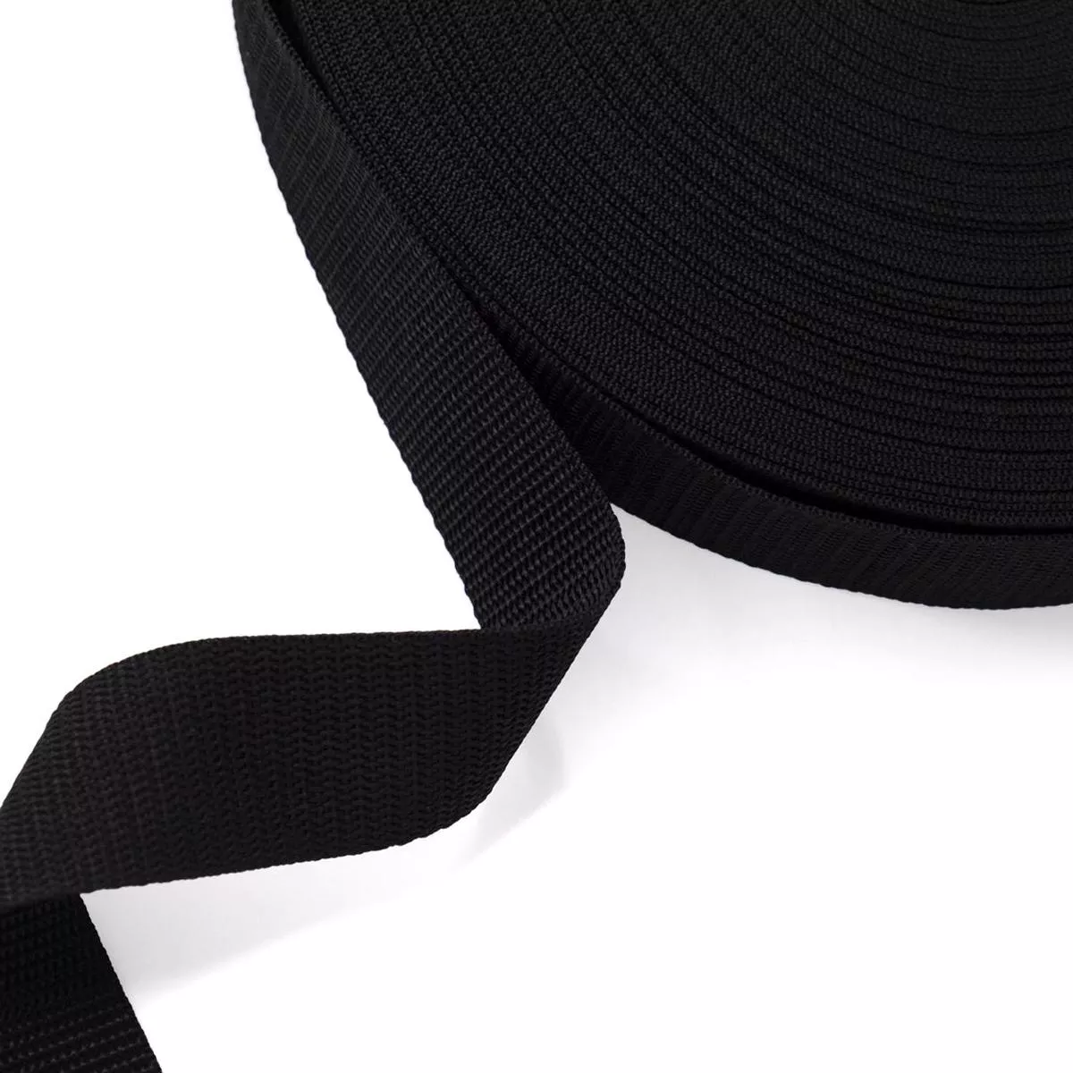 1-5-38mm-polypropylene-webbing-black-meter 1.5 (38mm) Polypropylene Webbing – Black –Meter