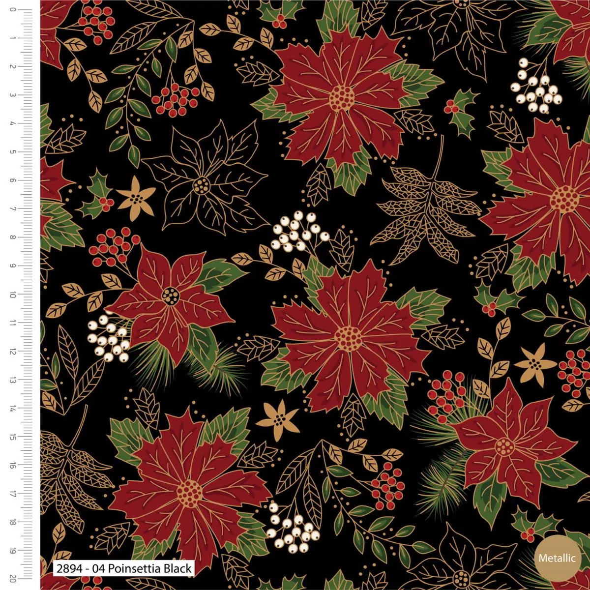 100% Cotton Classic Christmas Fabric