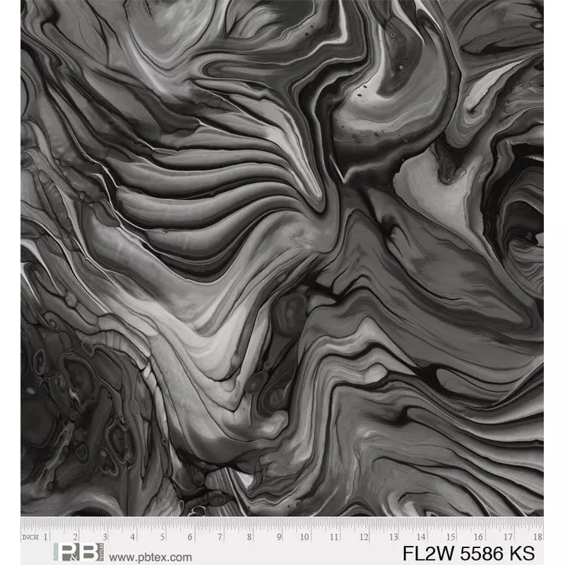 108-p-b-textiles-fluidity-ii-charcoal-100-cotton 108″–P&B Textiles– “Fluidity II”Charcoal –100% Cotton
