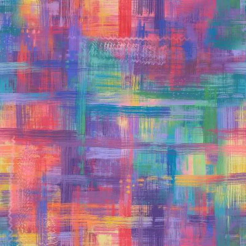 108″ wide Rainbow/Multi Colorfield