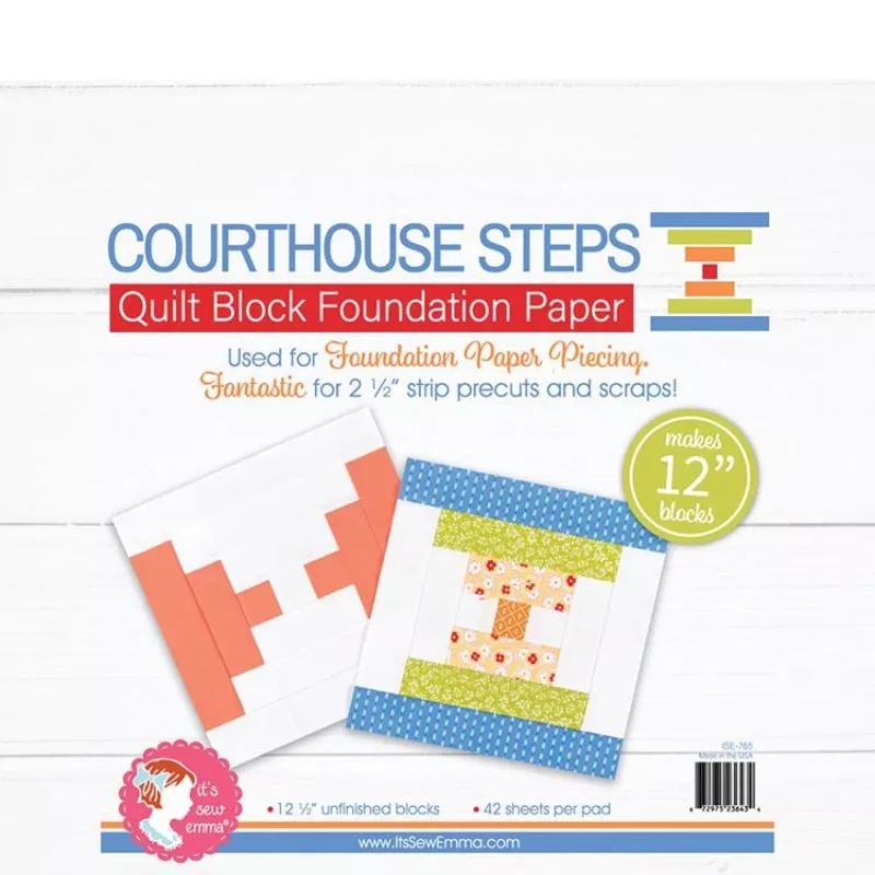 12″ Courthouse Steps Foundation Paper