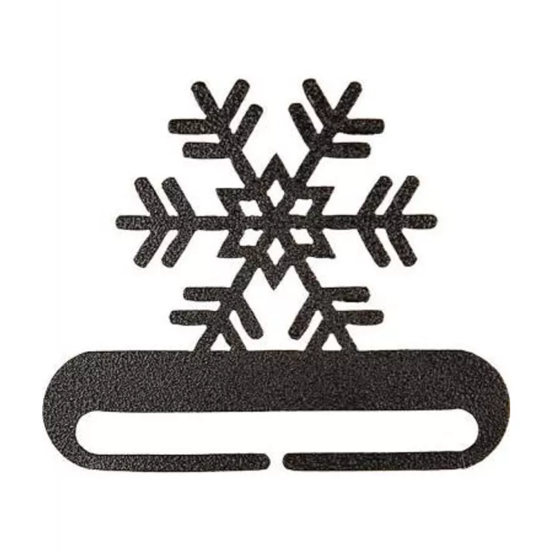 12″ Snowflake Split Bottom Charcoal