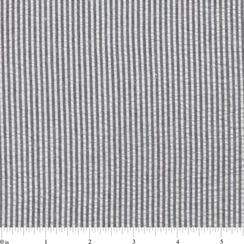 15-yd-black-stripe-seersucker-fabric 15 YD Black Stripe Seersucker Fabric
