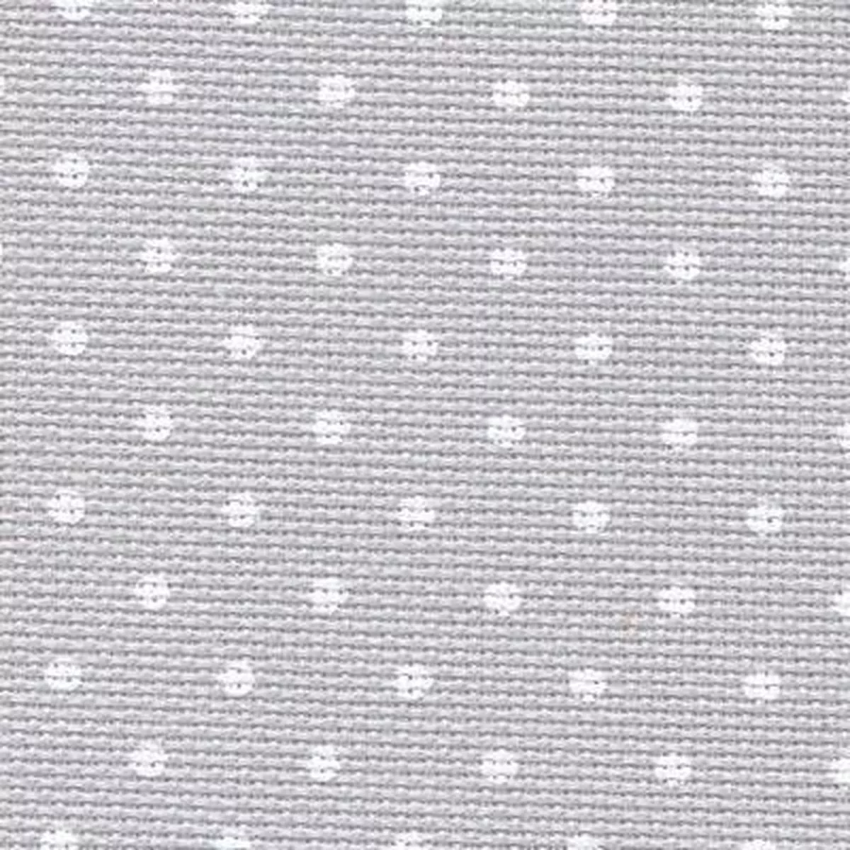 18 Count Grey with white petit points Aida