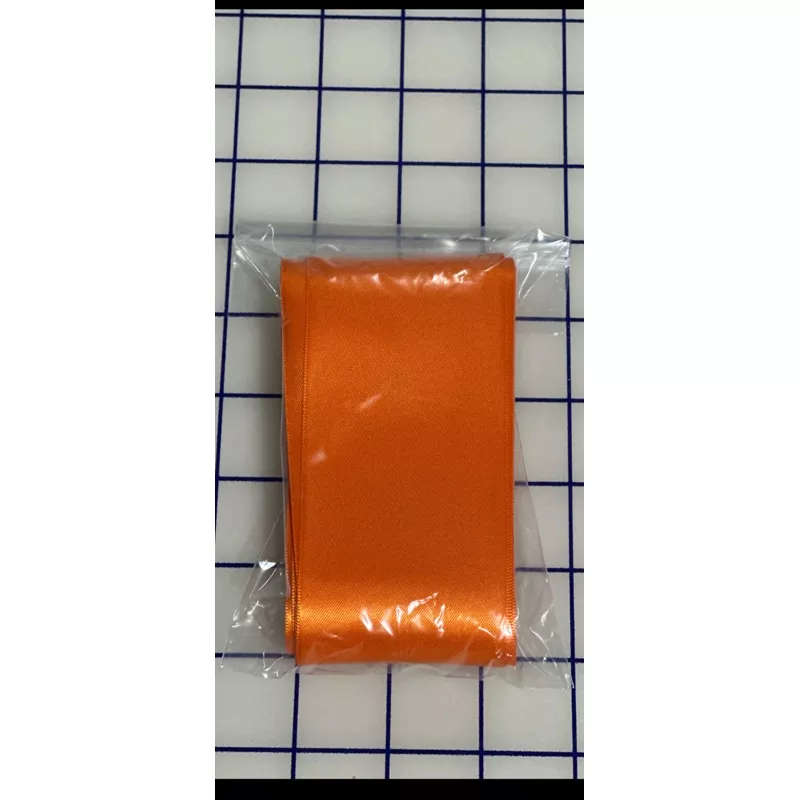 2-1-4-inch-double-faced-satin-orange 2 1/4 inch Double Faced Satin Orange
