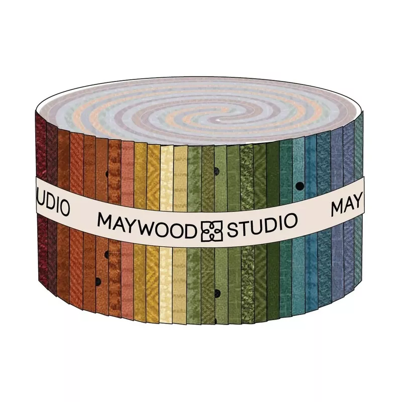 2.5in Strips Woolies Flannel Colors Vol. 2, 40pcs/bundle