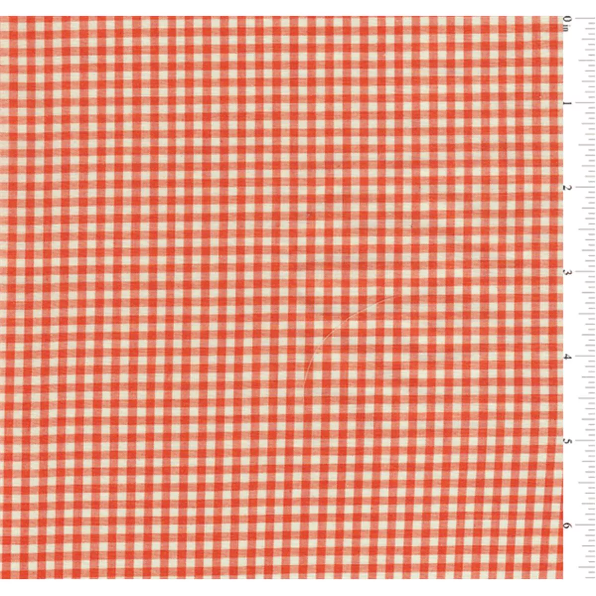 20 YD Bolt-Orange 1/8 Inch Gingham Fabric