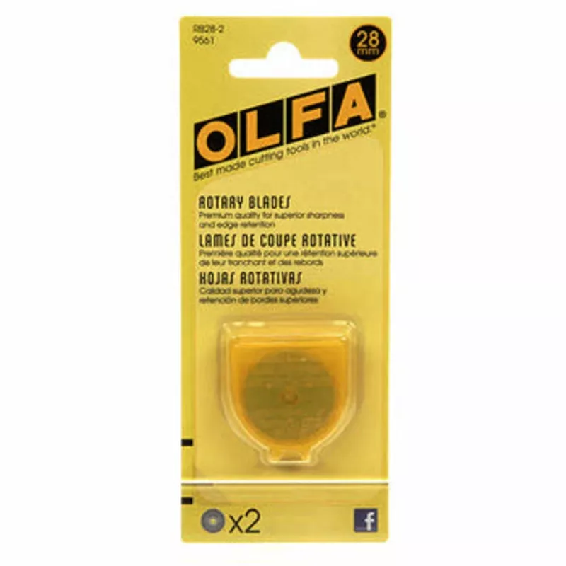 28mm Rotary Replacement Blades – 2pk