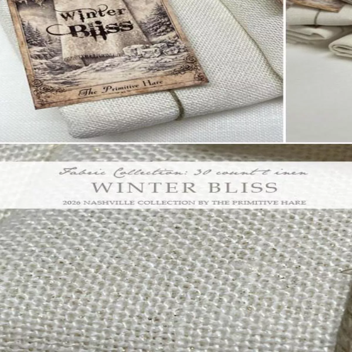 30 Count Winter Bliss LInen