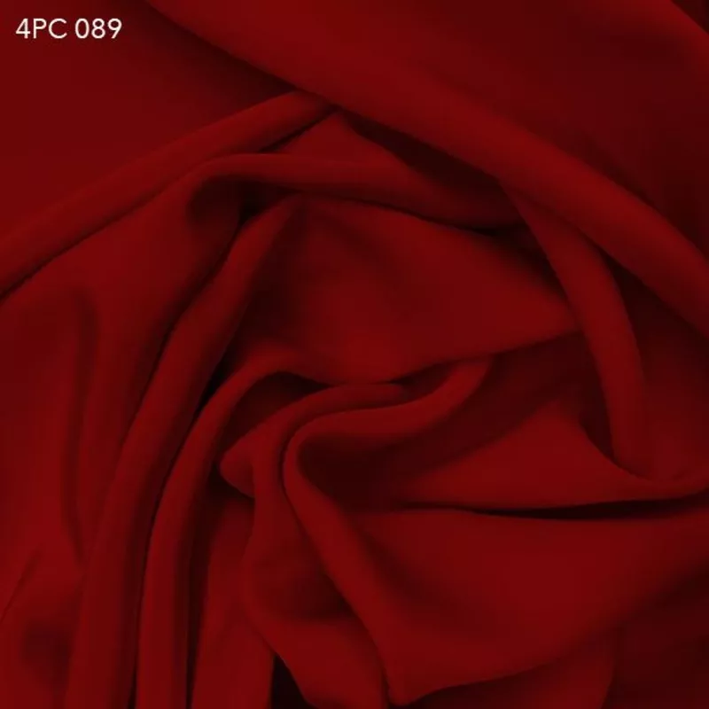 4 Ply Silk Crepe – Brick Red