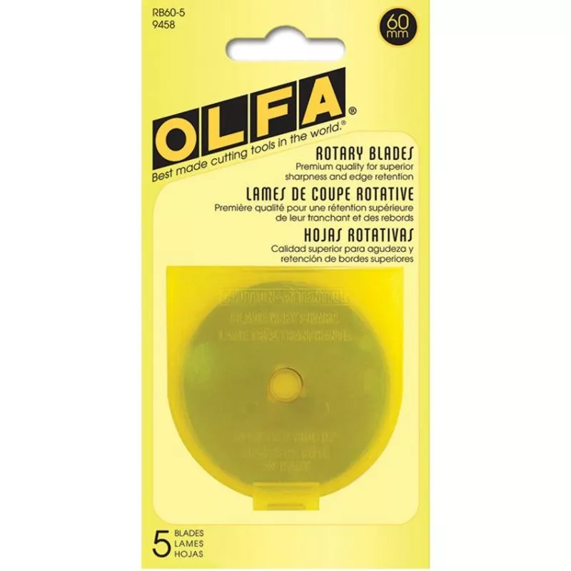 60MM Rotary Blade 5ct 9458 Olfa