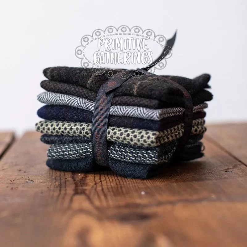 8-8-x-14-wool-piece-bundle-raven (8) 8″ x 14″ Wool Piece Bundle Raven