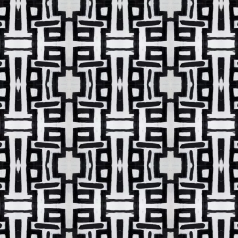 81613 Black White Alta Wallcovering