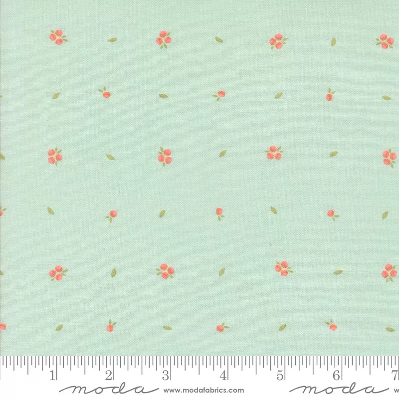 abloom-robins-egg-little-sprout-yardage-by-corey-yoder-moda-fabrics Abloom Robins Egg Little Sprout Yardage by Corey Yoder for Moda Fabrics