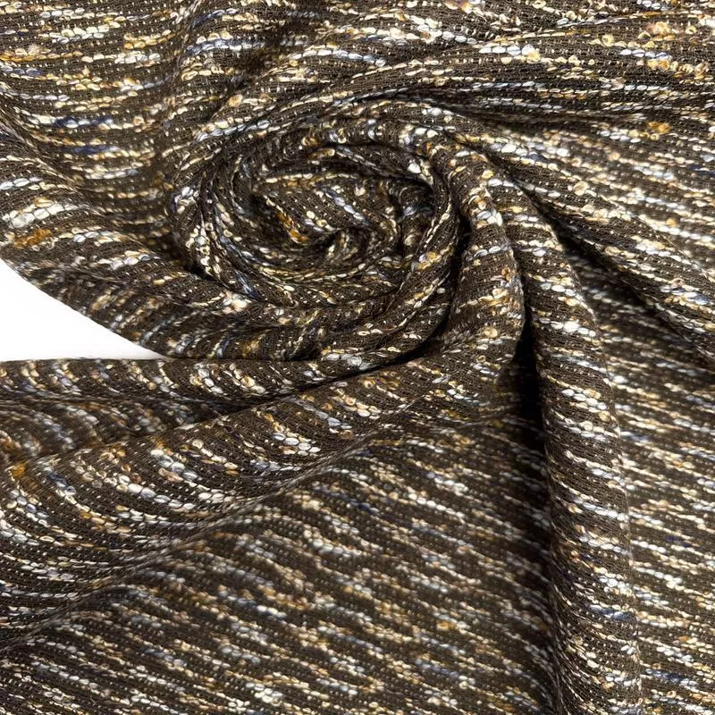 Abstract Multicolour Wool Woven