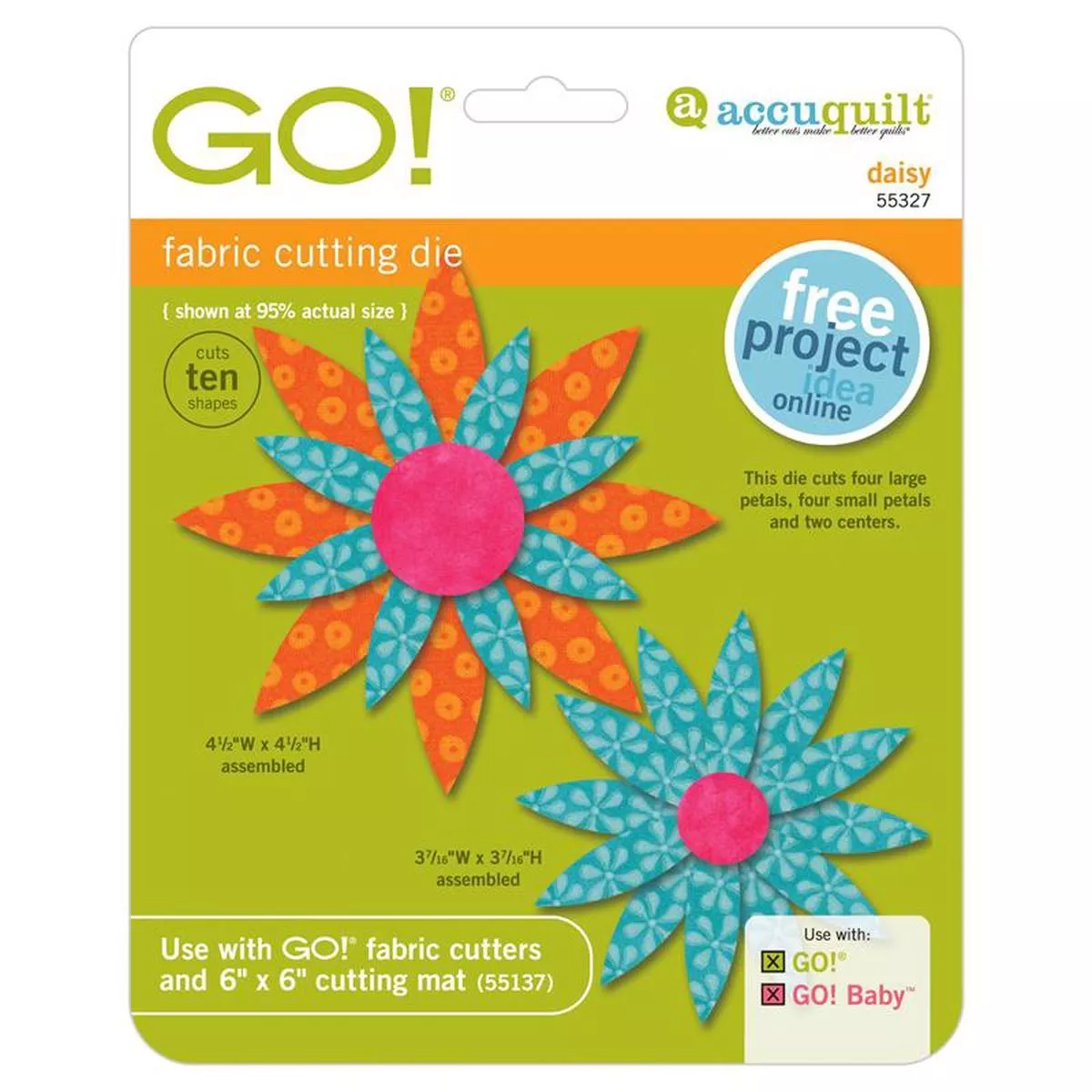 AccuQuilt GO! Daisy Die 55327