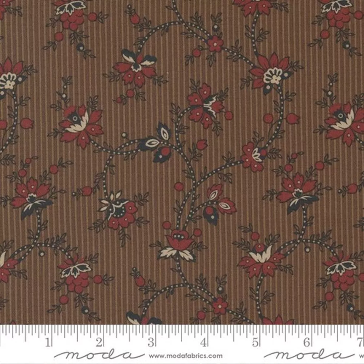 Adamstown Grapevine 38130 17Brown Moda Jo Morton