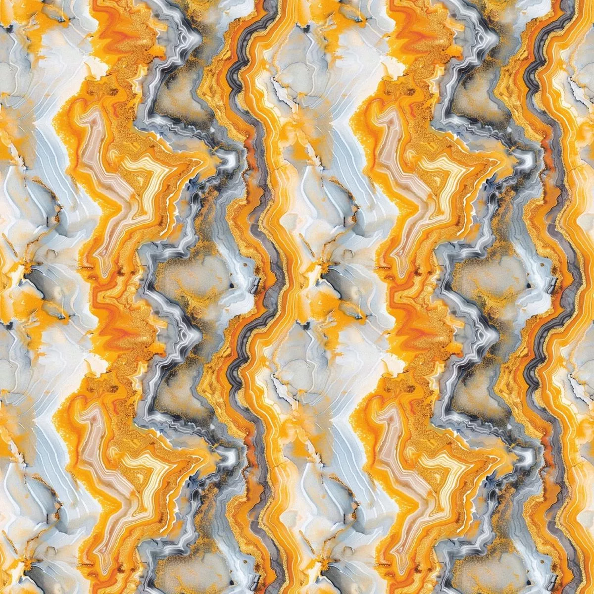 Agate Gemstones Pattern 6 Quilting Cotton Fabric