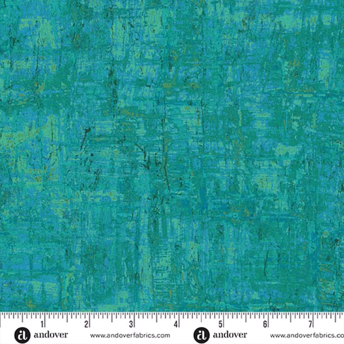 Andover Nitty Gritty Fabric – Turquoise A-1434-LT