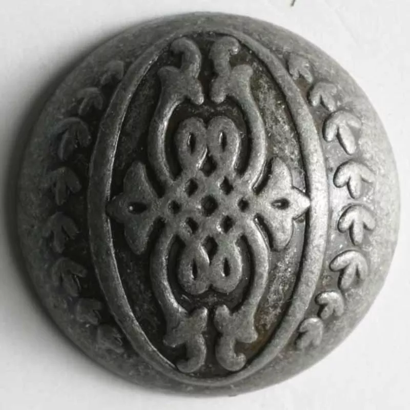 Antique Tin Full Metal Button