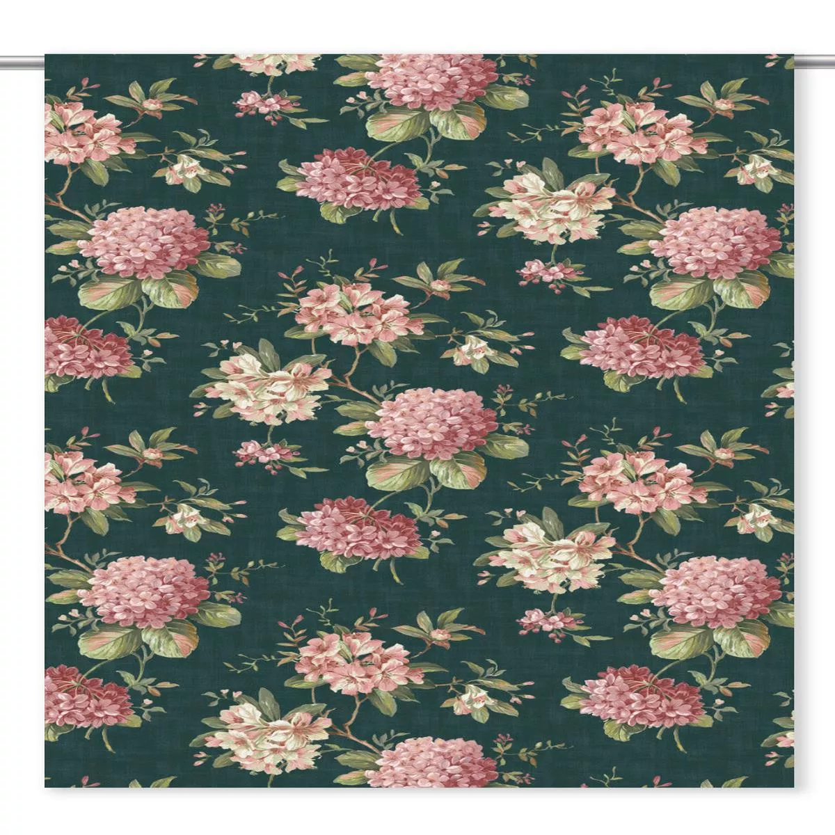 aqua-blooms-fabric-by-yard-forest-green-blush-pink-pale-green ‘Aqua Blooms’ Fabric by the Yard (Forest Green/ Blush Pink/ Pale Green)