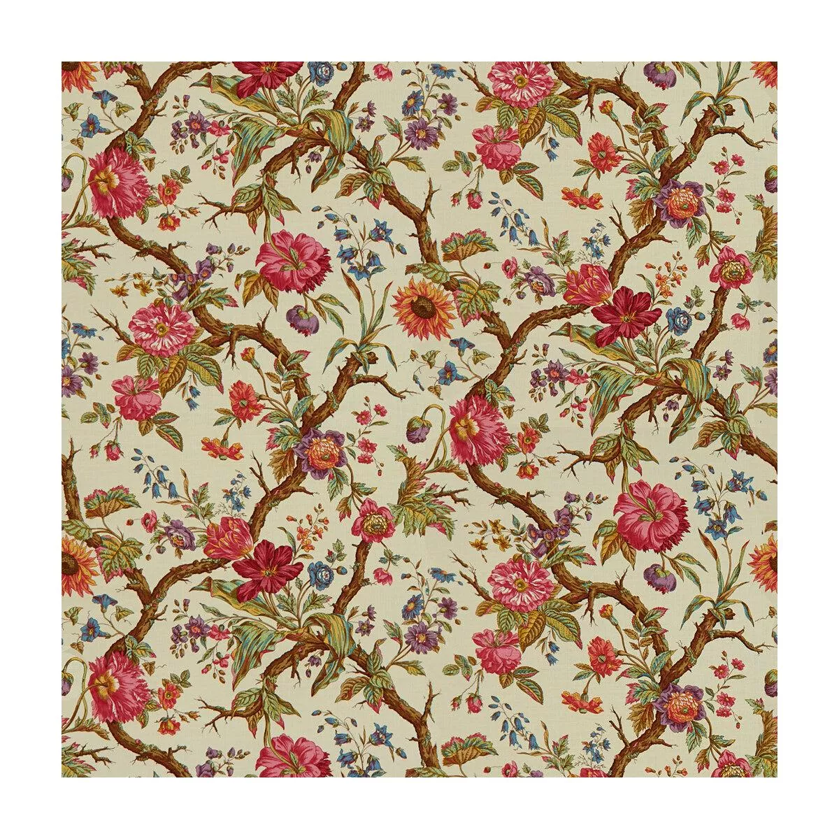 arbre-fleuri-beige-fabric Arbre Fleuri Beige Fabric