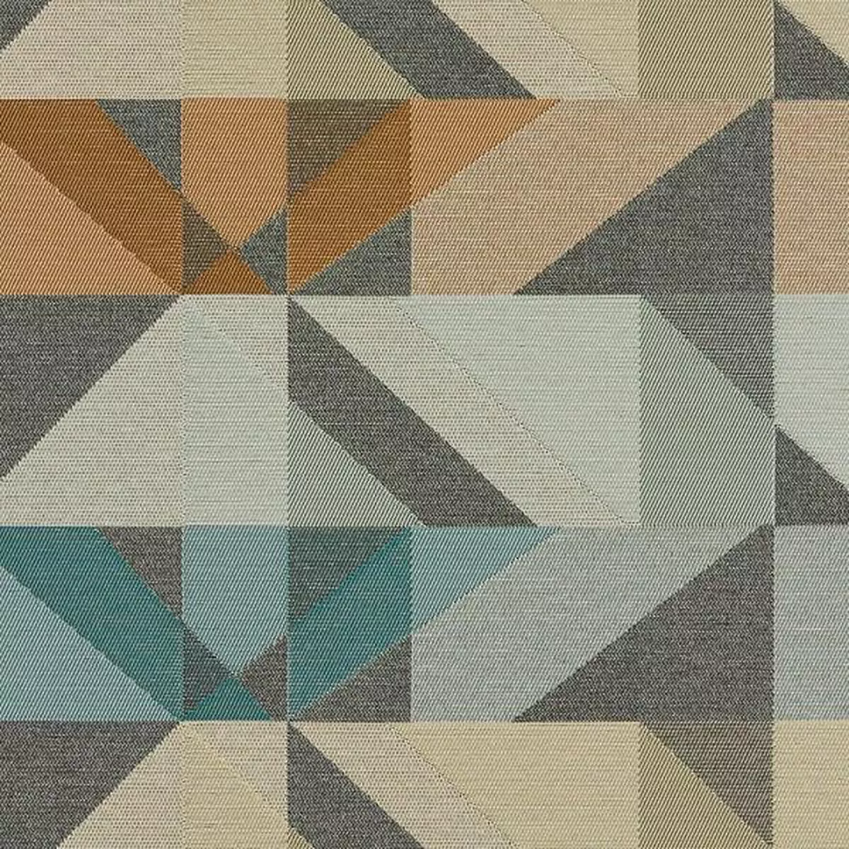 Arc-Com Crystal Smoke Geometric Grey Upholstery Fabric