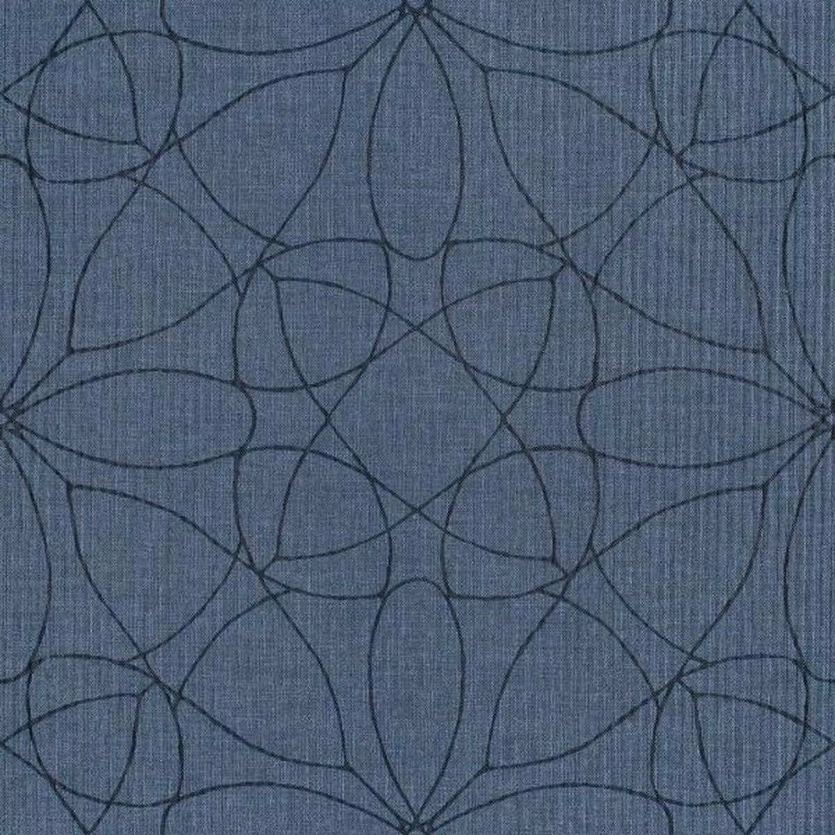 Arc-Com Flora Periwinkle Upholstery Vinyl