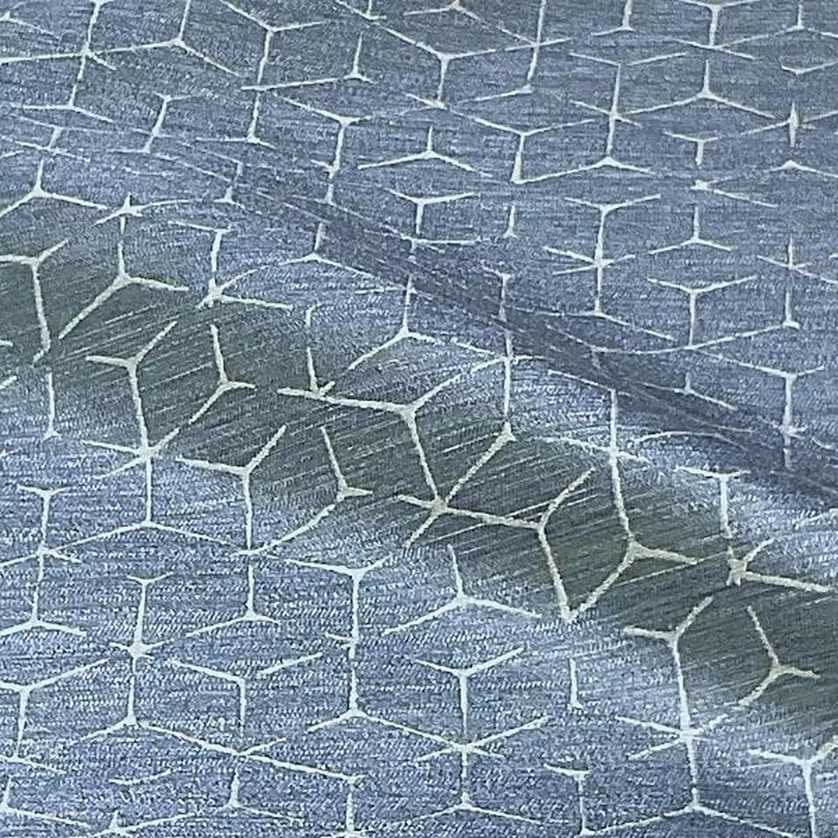 Arc-Com Itajime Caribbean Blue Upholstery Fabric