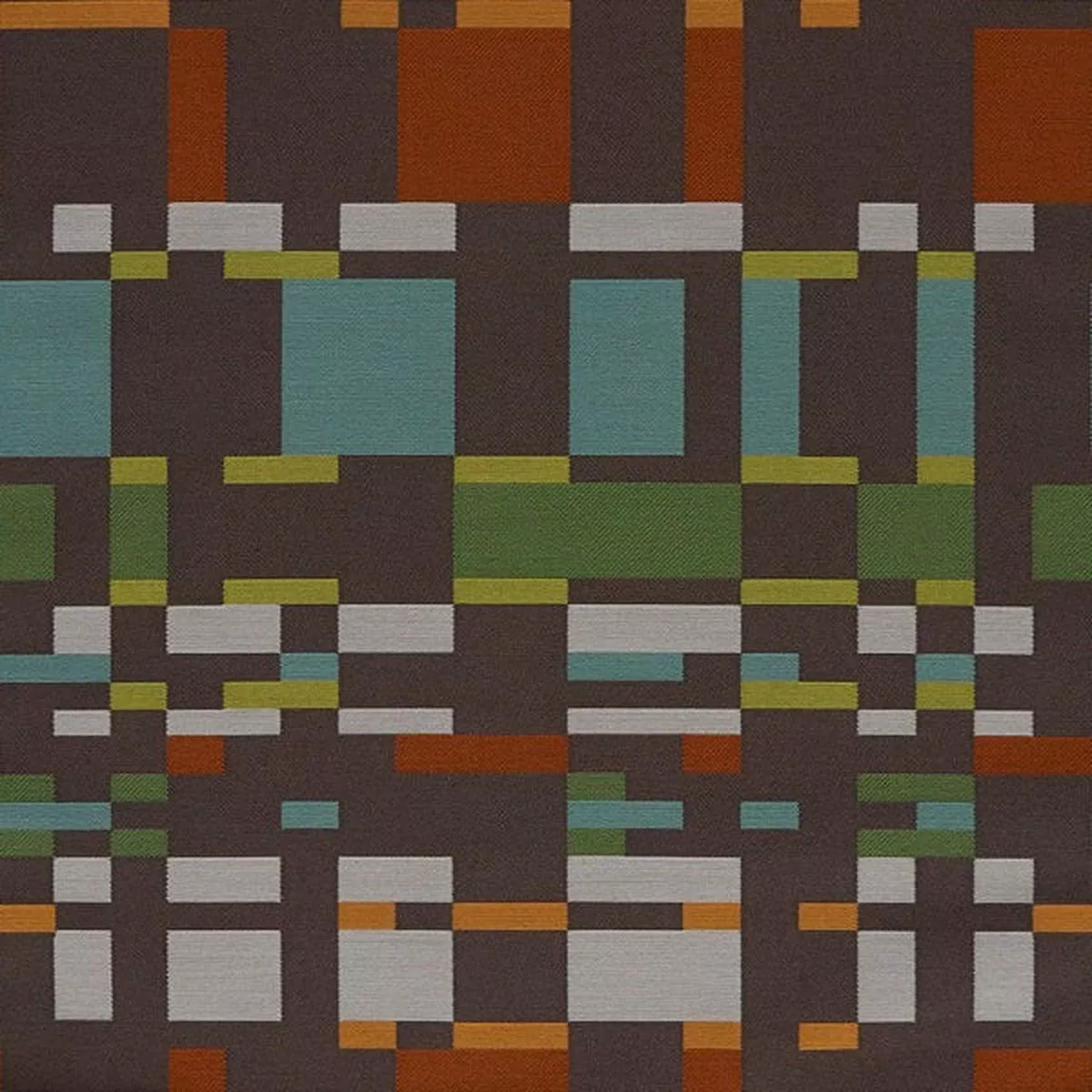 arc-com-square-one-cocoa-geometric-brown-upholstery-fabric Arc-Com Square One Cocoa Geometric Brown Upholstery Fabric