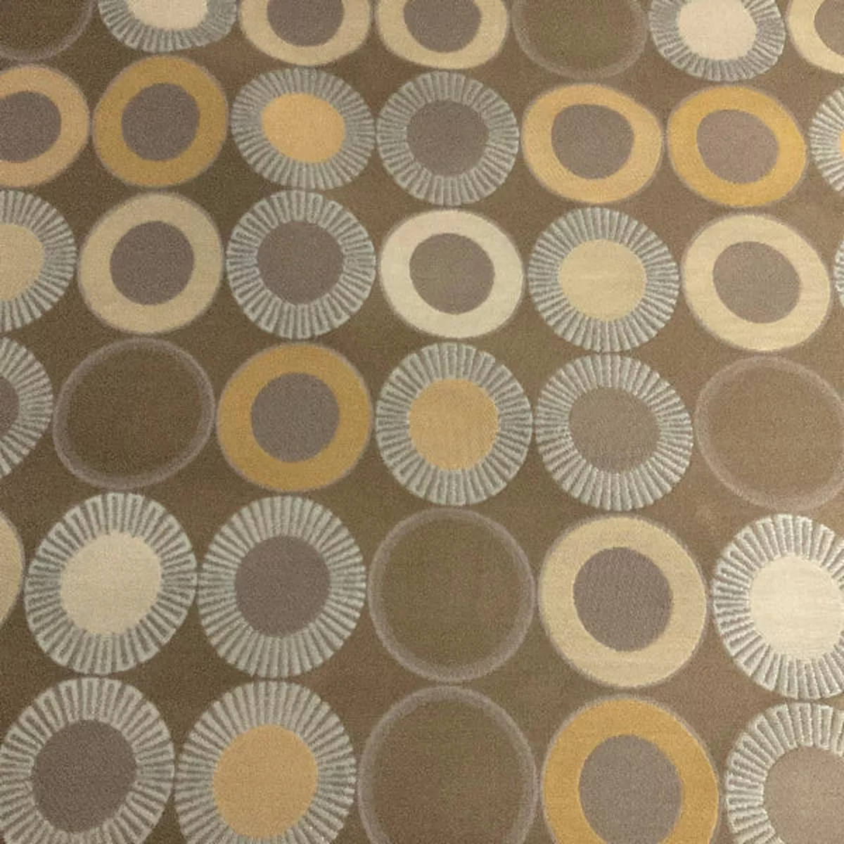 Arc-Com Yoyo Stone Circle Design Upholstery Fabric