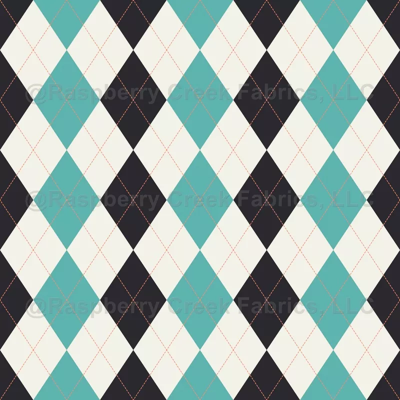 argyle-pattern-white-blue-navy-blue-orange-stitching Argyle Pattern, White Blue Navy Blue, Orange Stitching