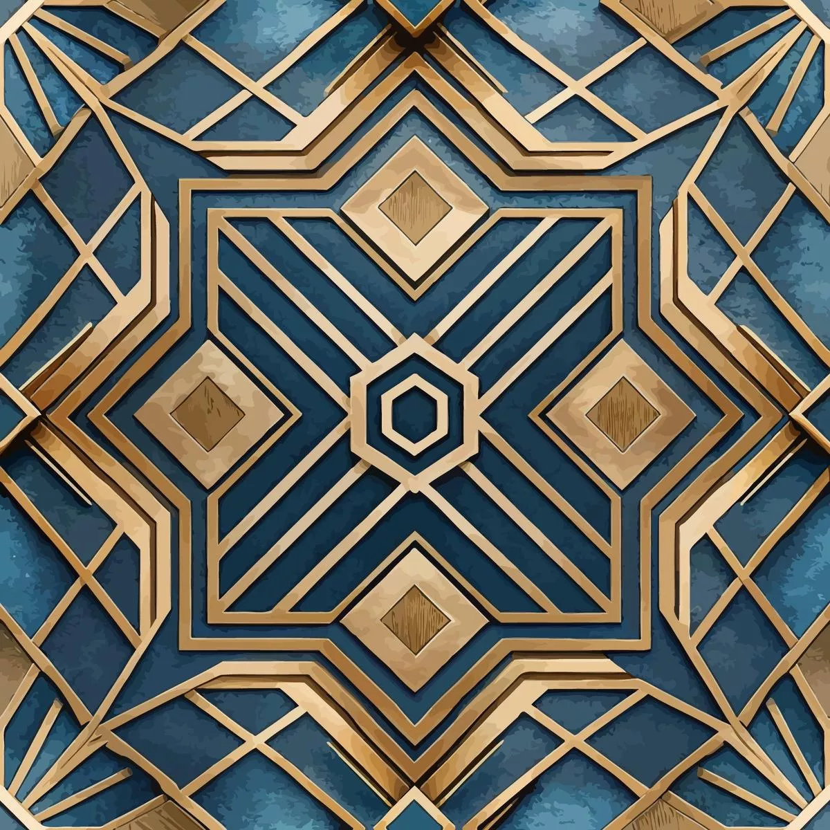Art Deco Pattern 52 Quilting Cotton Fabric