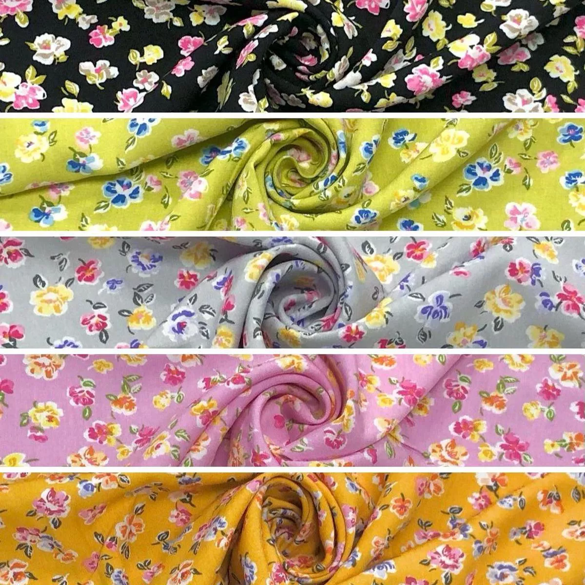 arty-floral-viscose-poplin-fabric Arty Floral Viscose Poplin Fabric