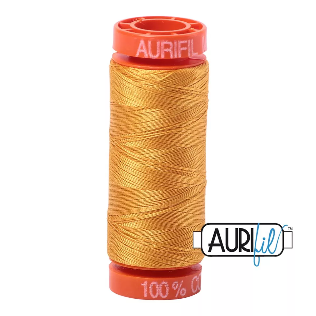 Aurifil 50wt-200m -OrangeMustard – 2140