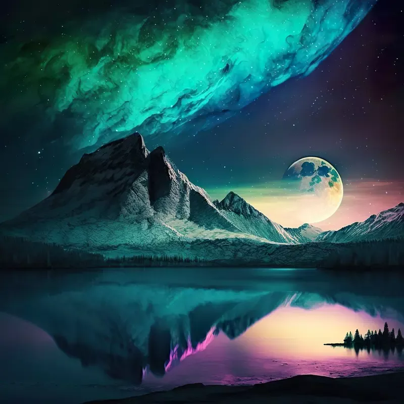 aurora-borealis-variant-1-fabric-panel Aurora Borealis Variant #1 Fabric Panel