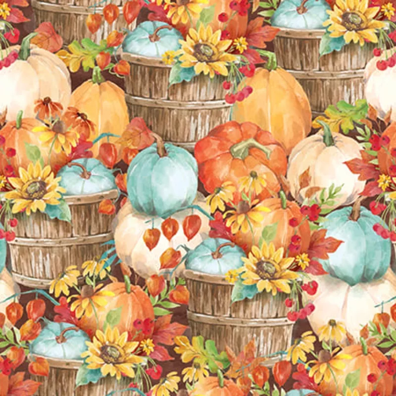 Autumn Blessings 3321-33 Orange