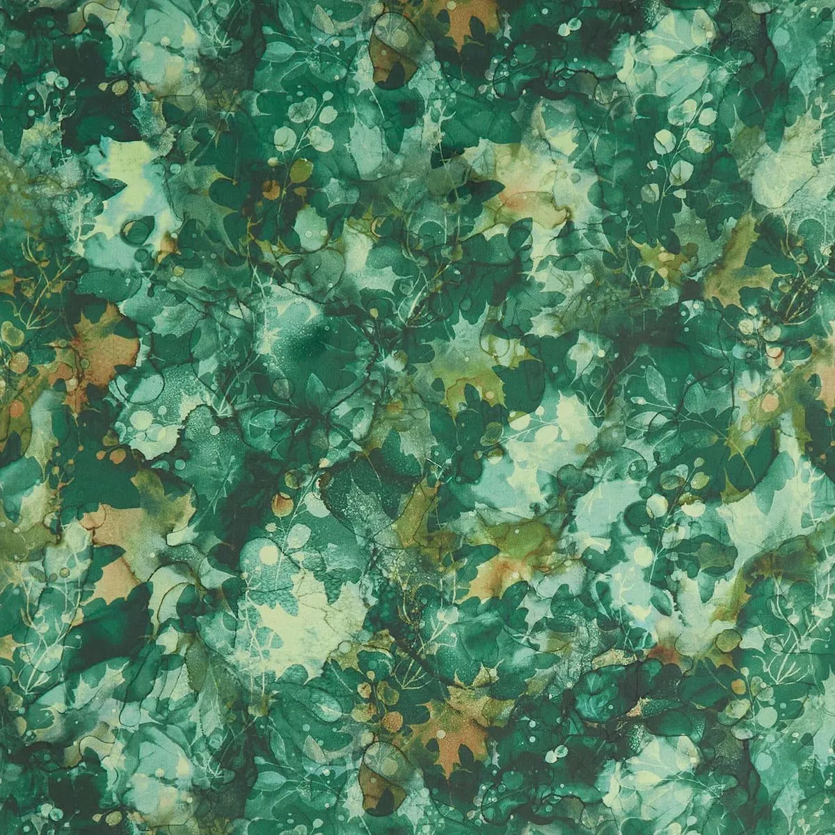 autumn-breeze-leaf-texture-dark-green-yardage Autumn Breeze – Leaf Texture Dark Green Yardage