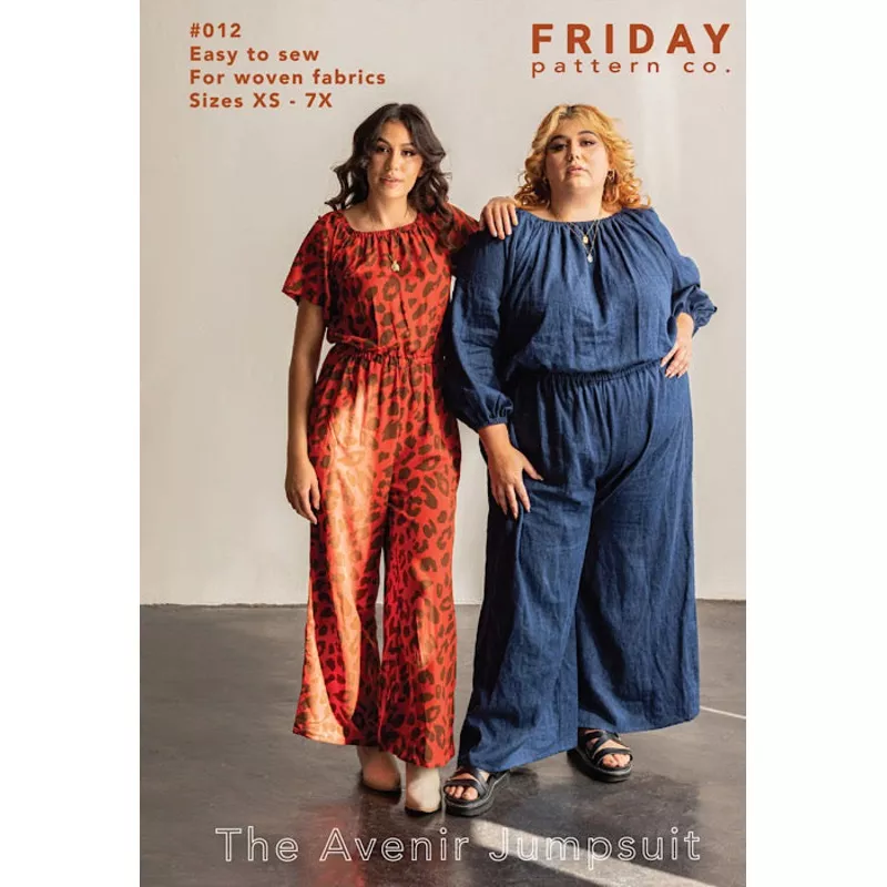 Avenir Jumpsuit – Friday Pattern Co.
