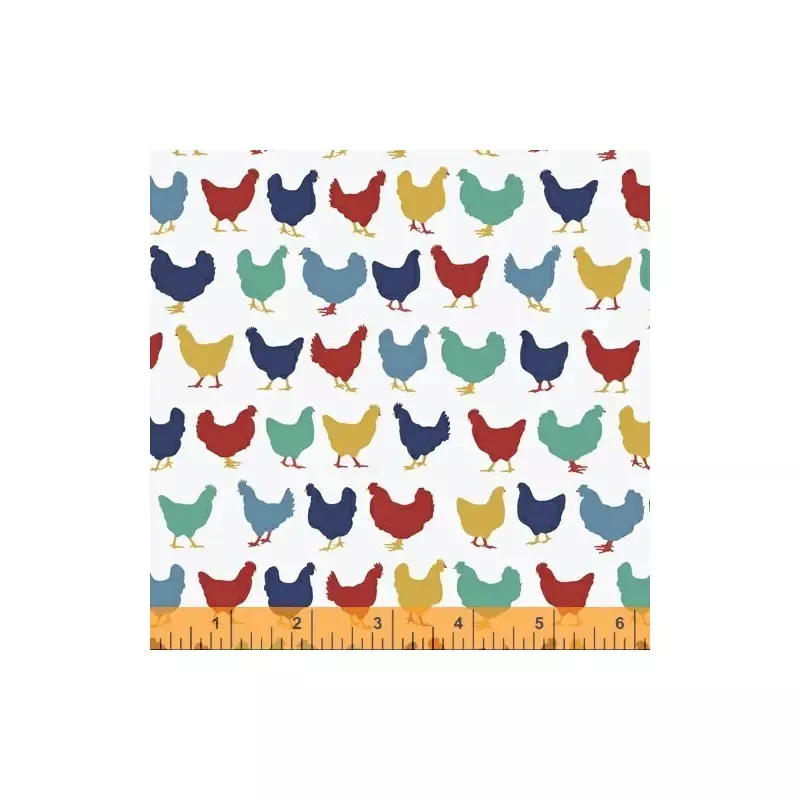 Backyard Blooms Allison Harris 51820-3 Cotton