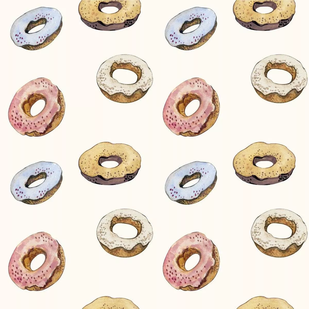 baker-gnomes-donuts-fabric Baker Gnomes Donuts Fabric