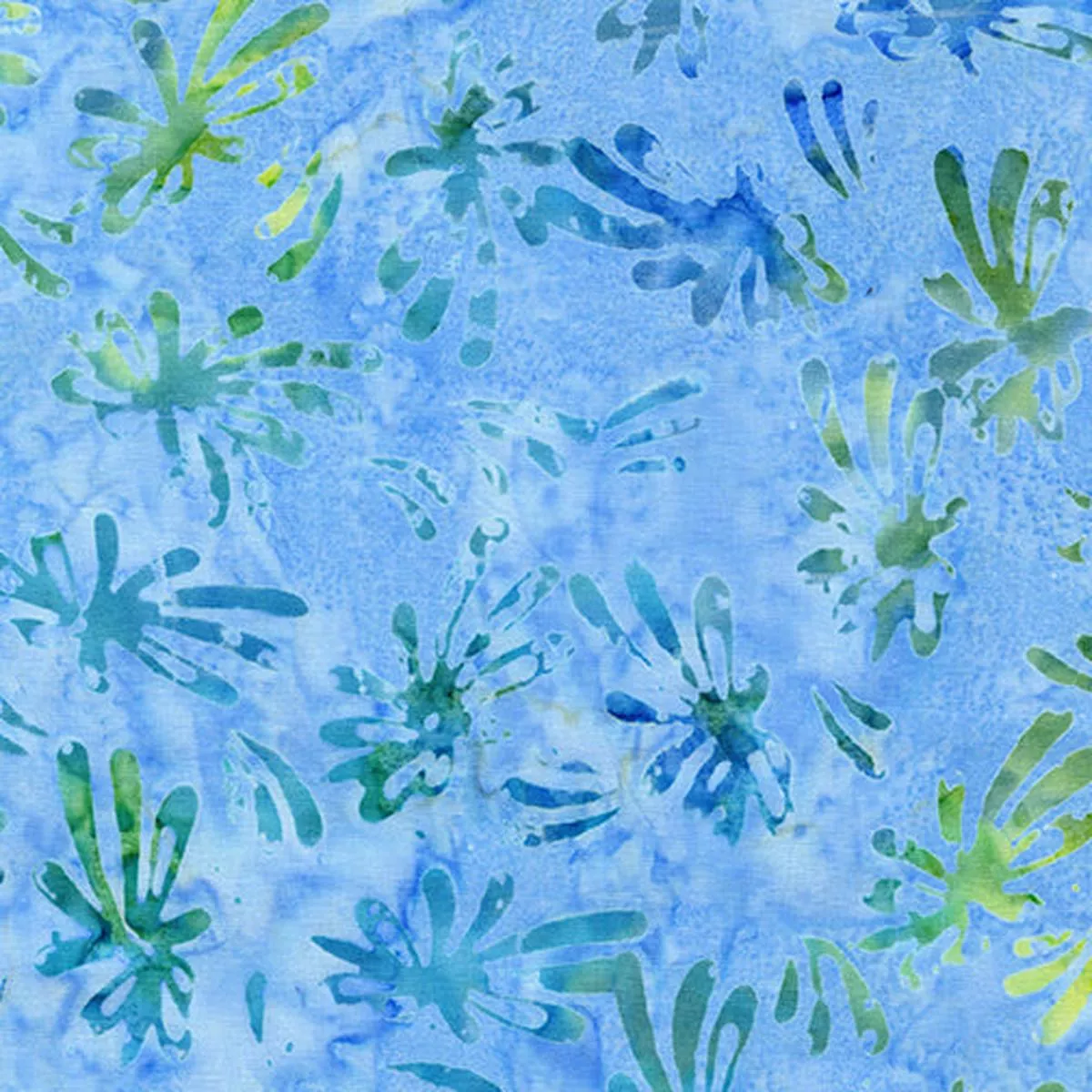 Bali Blooms-Crazy Daisy Blue