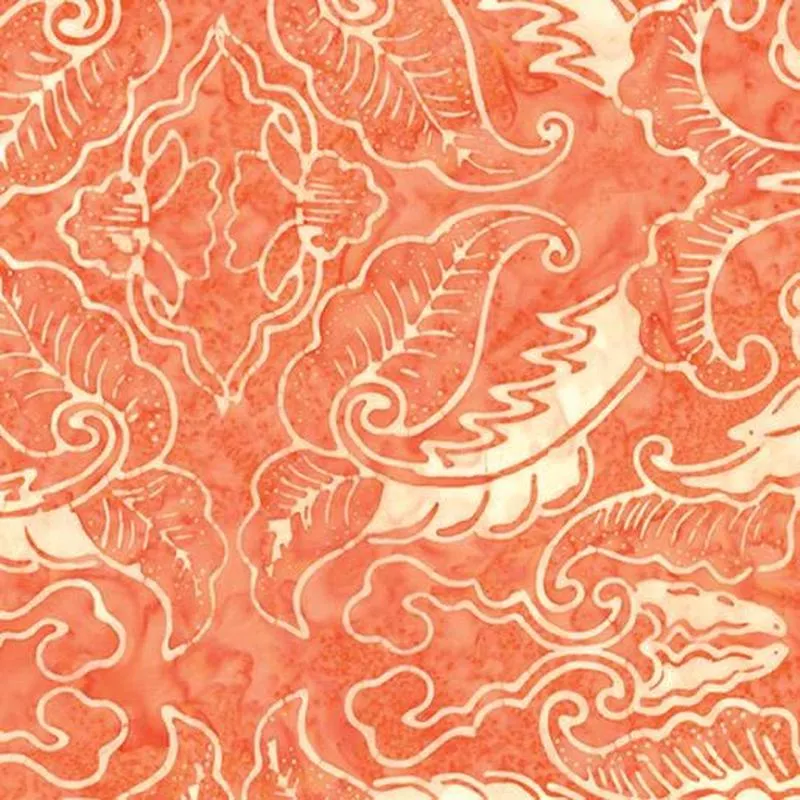 Bali Sweet Rose 2 – Leaf Scroll Apricot