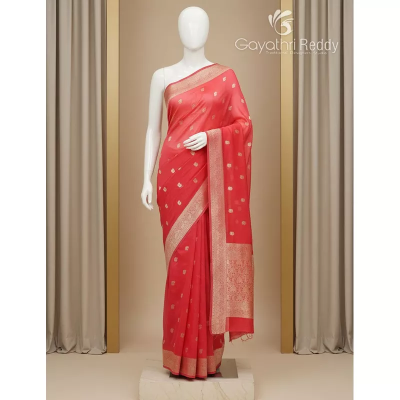 banaras-chiffon-saree-bch3 BANARAS CHIFFON SAREE-BCH3