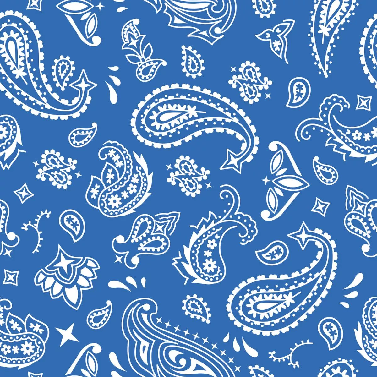 Bandana Fabric – Blue