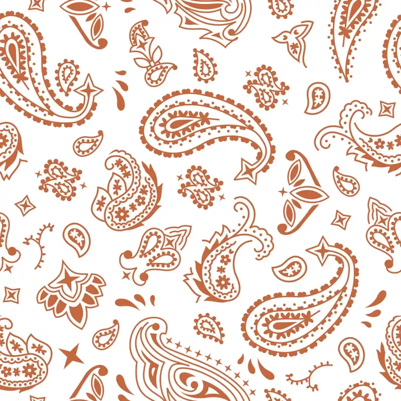 bandana-fabric-sienna-on-white Bandana Fabric – Sienna on White