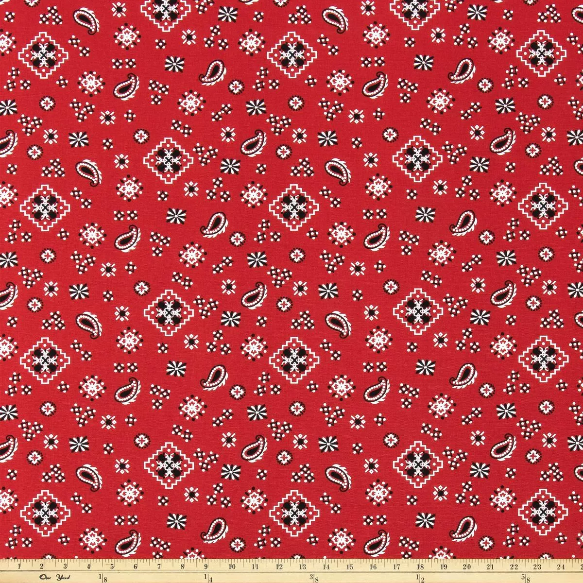 bandana-red-black-fabric-by-premier-prints Bandana Red/Black Fabric By Premier Prints