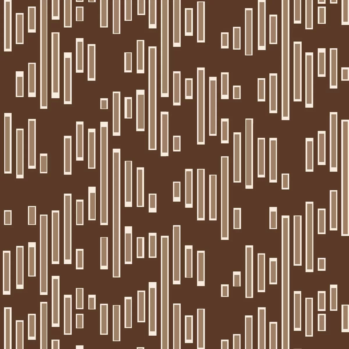 Bar Medley on Brown Fabric