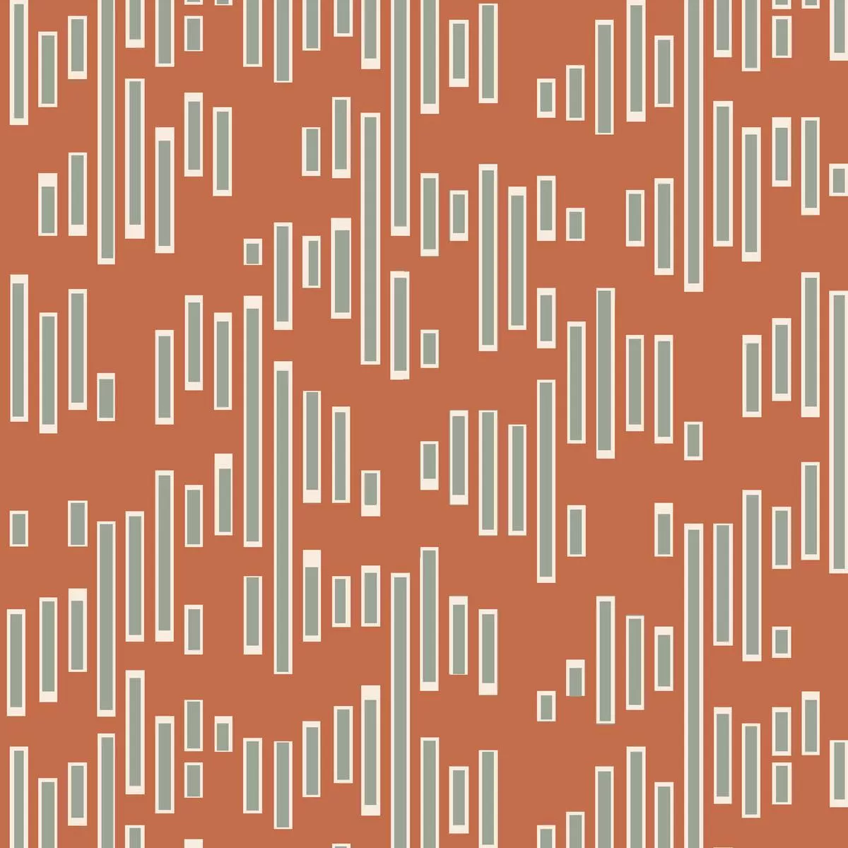 Bar Medley on Orange Fabric
